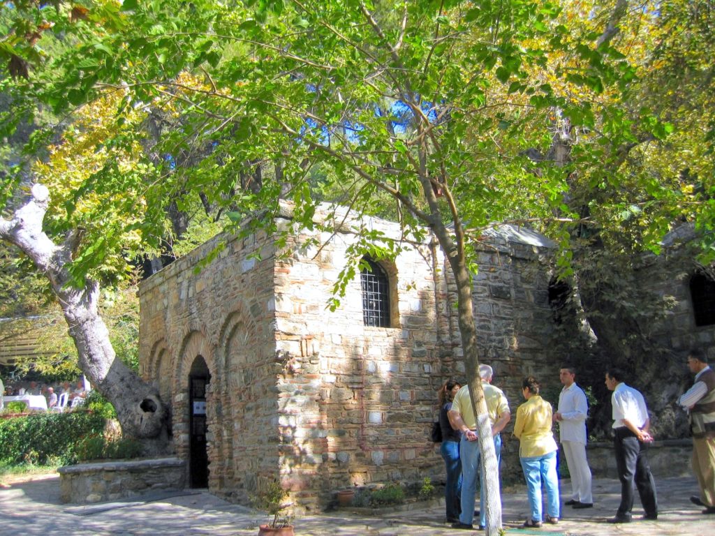 The House of the Virgin Mary, close to Ephesus in Turkey