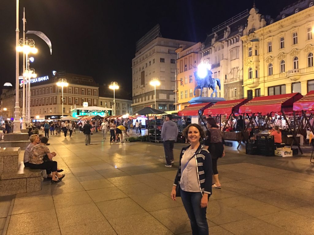 Zagreb city center, Balkan itinerary