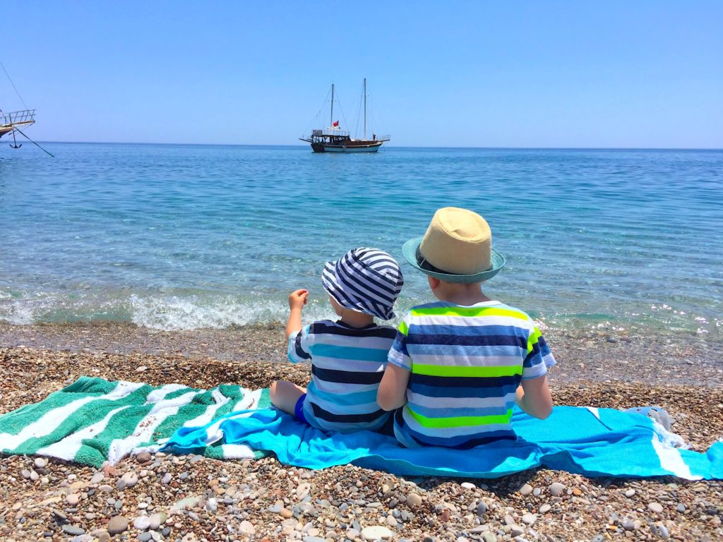 Beach family holiday in Turkey