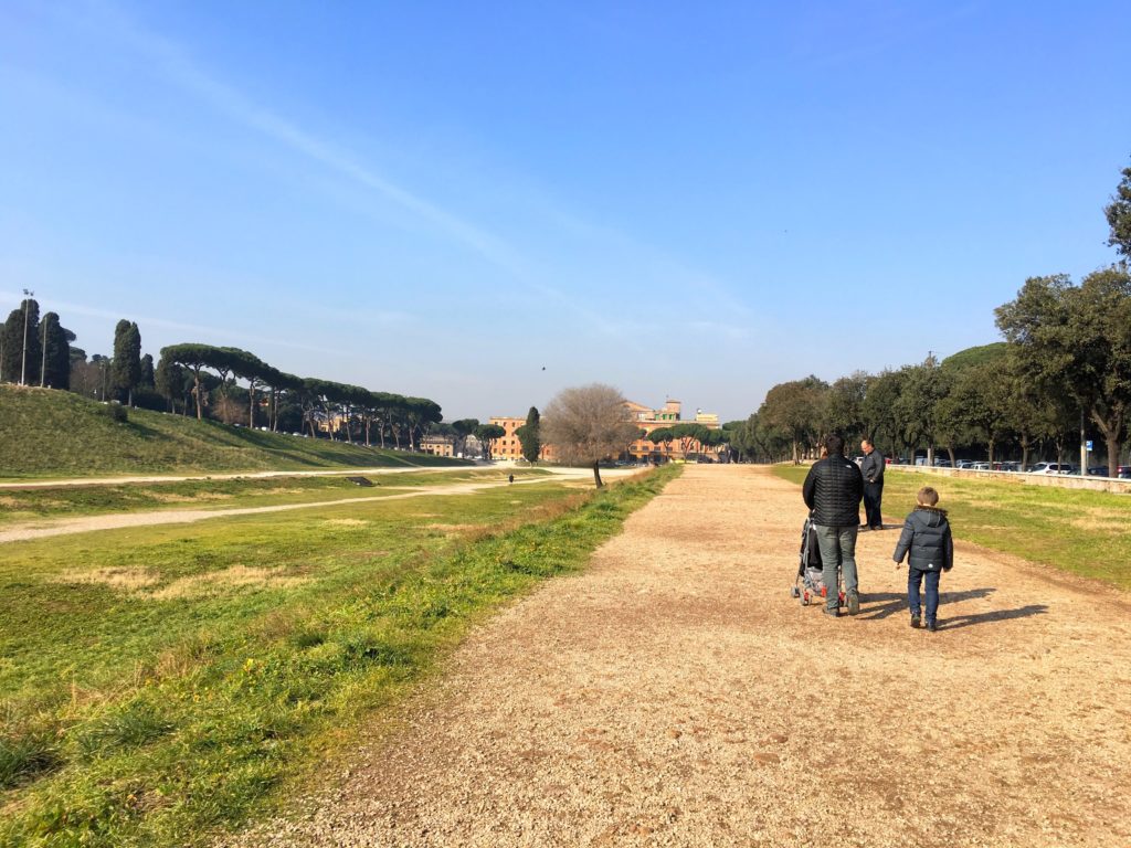 Family trip to Rome with kids, Circus Maximus