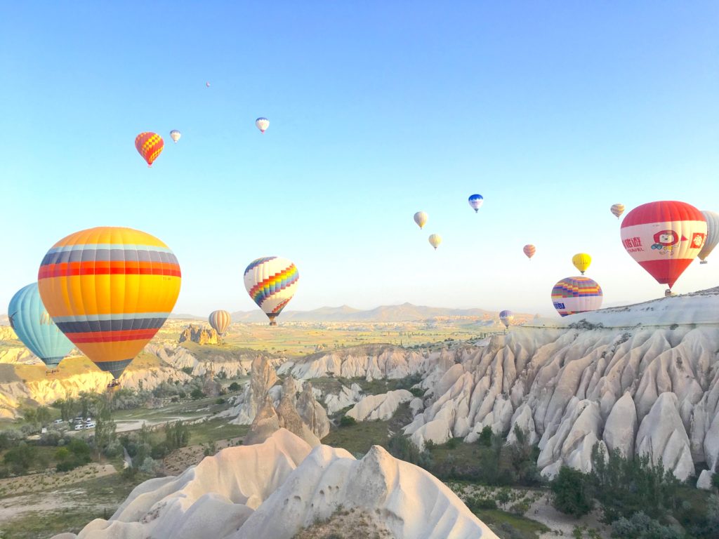 Hot air balloon ride in Cappadocia, best places to visit in Turkey