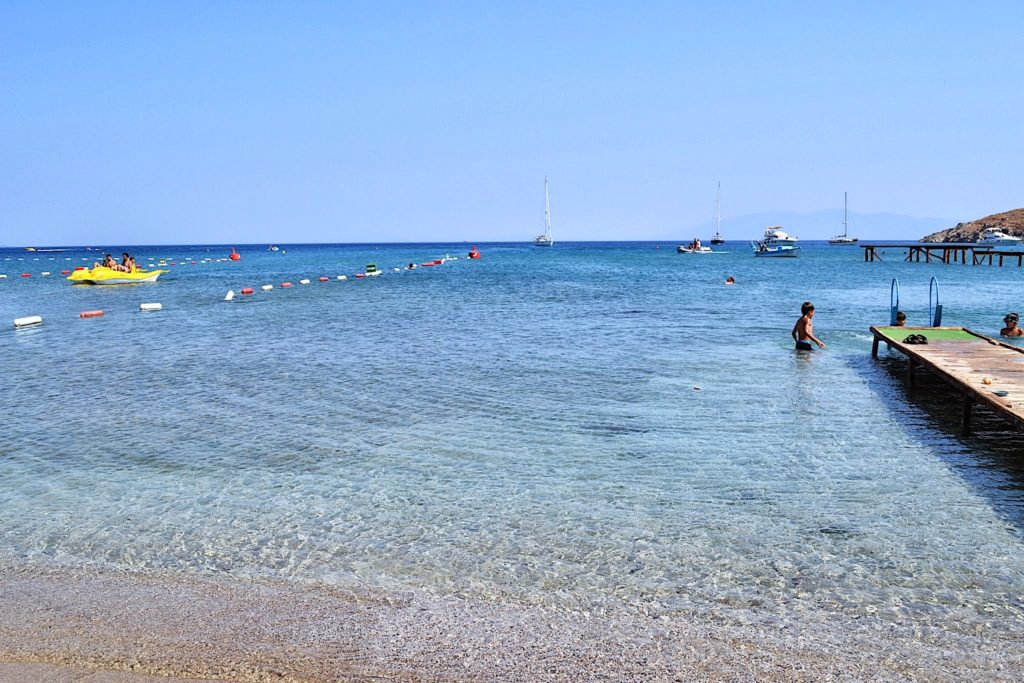 One of the best Bodrum beaches: Karaincir beach