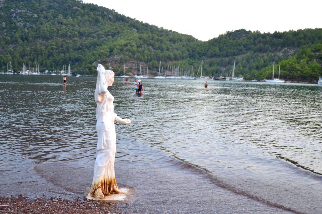 You can walk on the sea in Kizkumu Orhaniye Marmaris